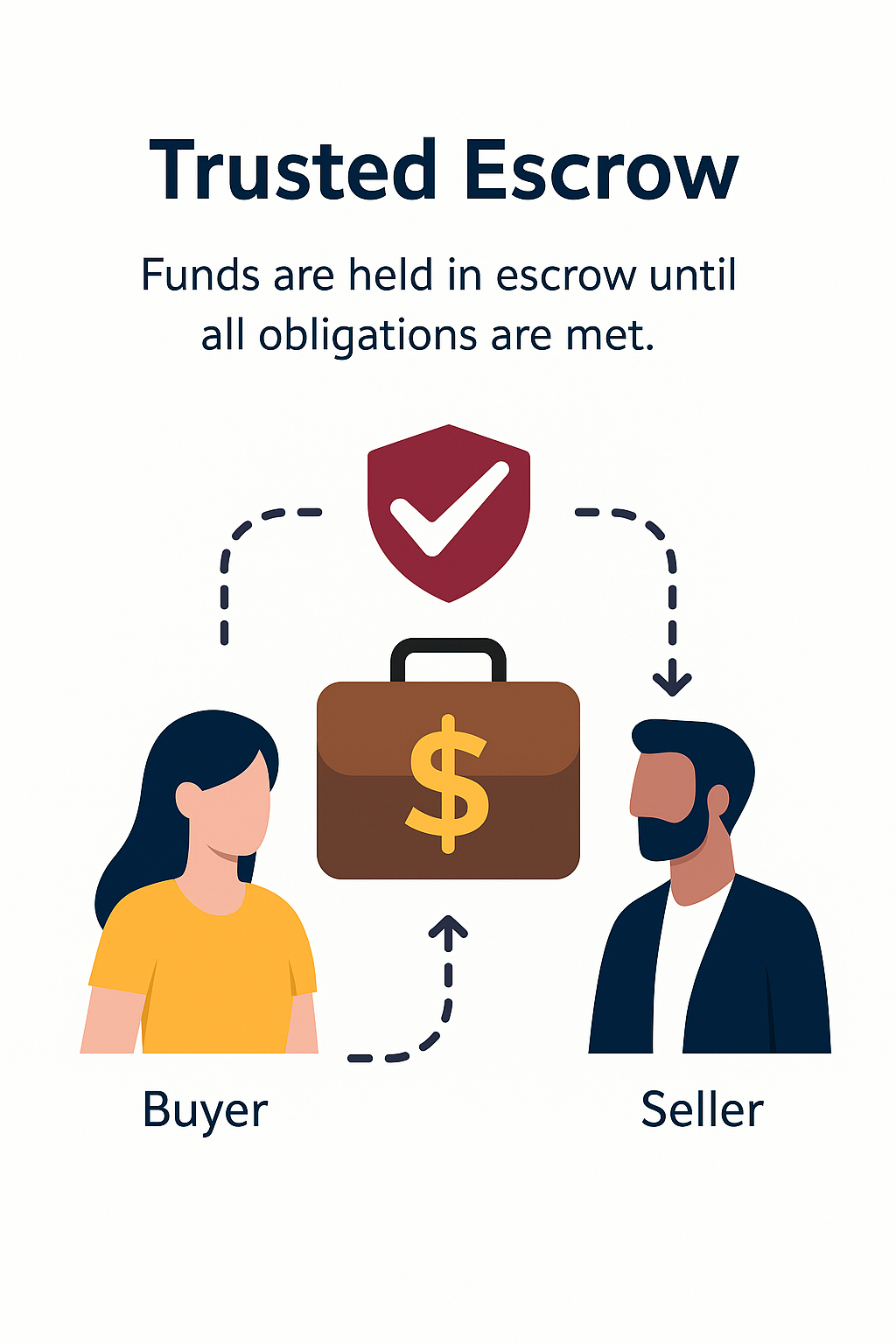 Trusted escrow visual